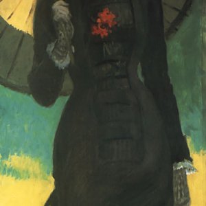 Mrs Newton With A Parasol