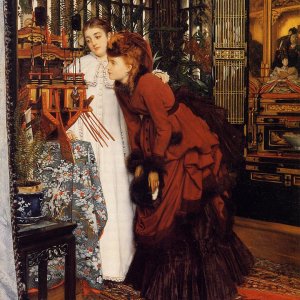 Young Ladies Looking At Japanese Objects 2