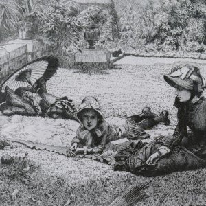 In The Sulight (Etching)