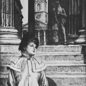 The Portico of the National Gallery, London