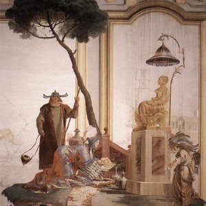 Offering Of Fruits To Moon Goddess