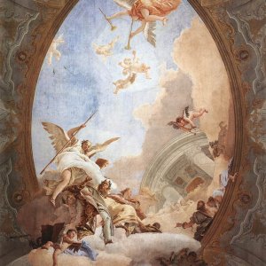 Allegory of Merit Accompanied by Nobility and Virtue