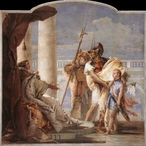 Aeneas Introducing Cupid Dressed as Ascanius to Dido
