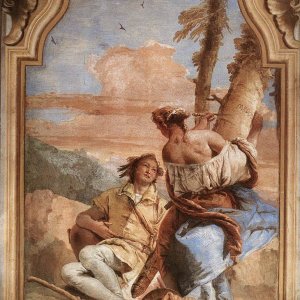 Angelica Carving Medoro's Name on a Tree