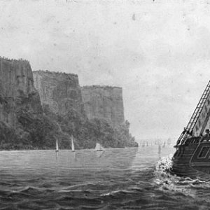 The Packet Mohawk Of Albany Passing, The Palisades