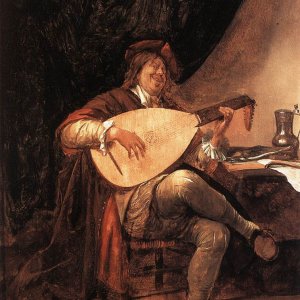Self-Portrait as a Lutenist