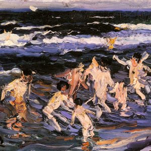 Ninos en el Mar