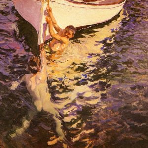 El bote blanco