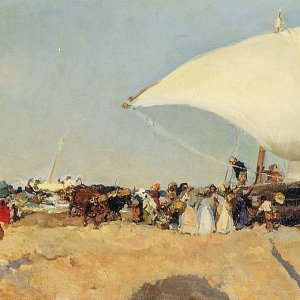 Arrival of the Boats