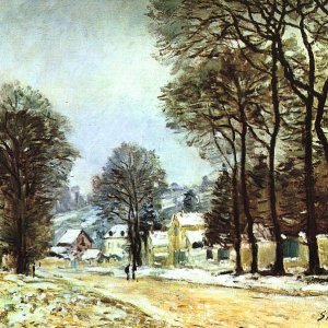 Snow at Louveciennes