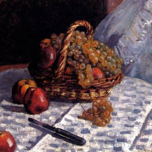 Still Life - Apples And Grapes