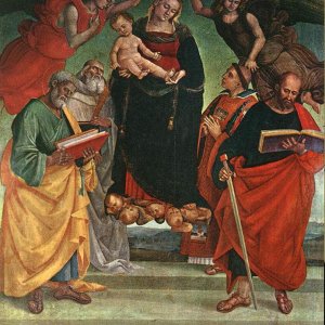 Madonna And Child With Saints