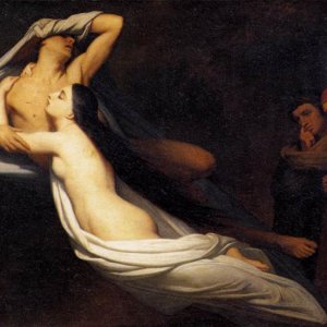 The Ghosts Of Paolo And Francesca Appear To Dante And Virgil