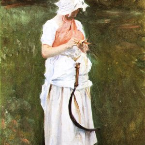 Girl With A Sickle
