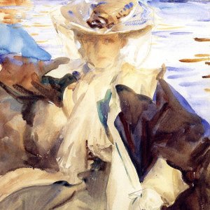 Jane de Glehn in a Gondola