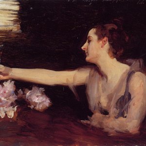 Madame Gautreau Drinking A Toast