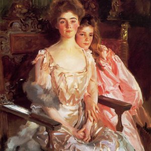 Mrs. Fiske Warren and Her Daughter Rachel