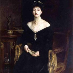 Portrait of Mrs. Ernest G. Raphael, née Florence Cecilia Sassoon