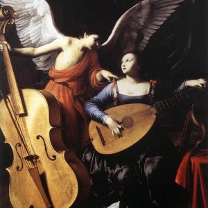 St. Cecilia And The Angel