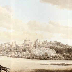 View Of Windsor Castle And Part Of The Town From The Spital Hill