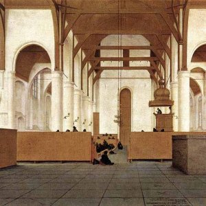 Interior Of The Church Of St. Odulphus Assendelft