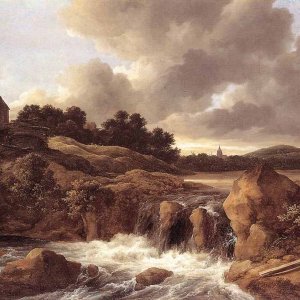 Landscape With Waterfall