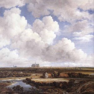 View Of Haarlem With Bleaching Grounds