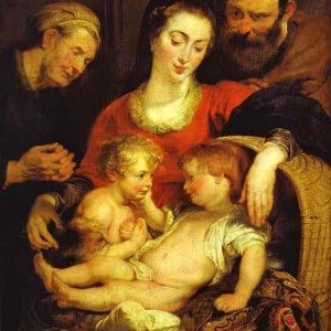 Holy Family with St. Elizabeth