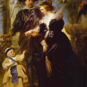 His Wife Helena Fourment, and Their Son Peter Paul
