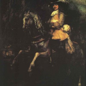 Frederick Rihel on Horseback